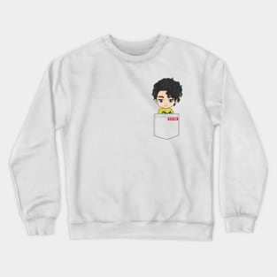 Itachiyama Sakusa Pocket Chibi Crewneck Sweatshirt